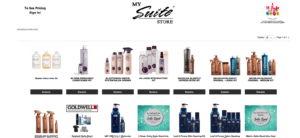 picture of the My Suite Store website