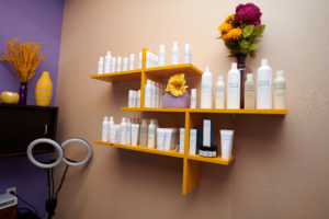 MY SALON Suite Member Darnisha's product shelves