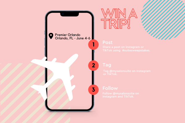 Win a trip details image with plane