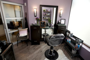 MY SALON Suite Member Josh Trotter's purple suite