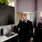 MY SALON Suite Member Josh Trotter seeing his new suite