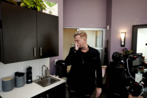 MY SALON Suite Member Josh Trotter seeing his new suite
