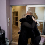 MY SALON Suite Member Josh Trotter hugging client
