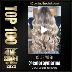 picture of a color video with blond hair