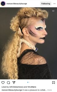 Picture of halloween themed makeup