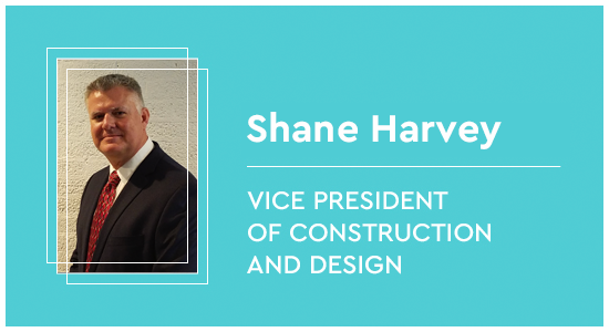 Photo of Shane Harvey, VP of Construction and Design